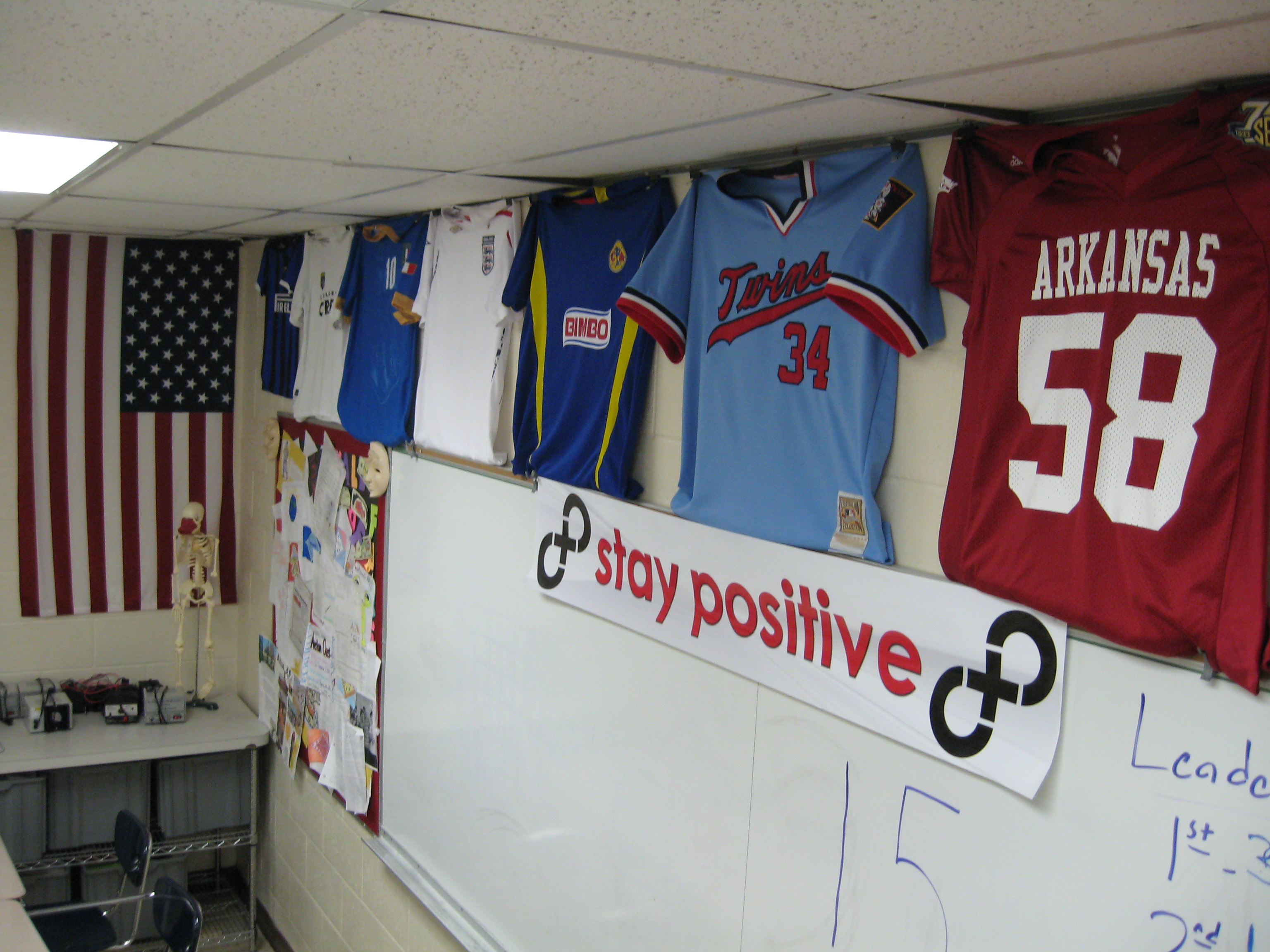 how to hang football jerseys on the wall